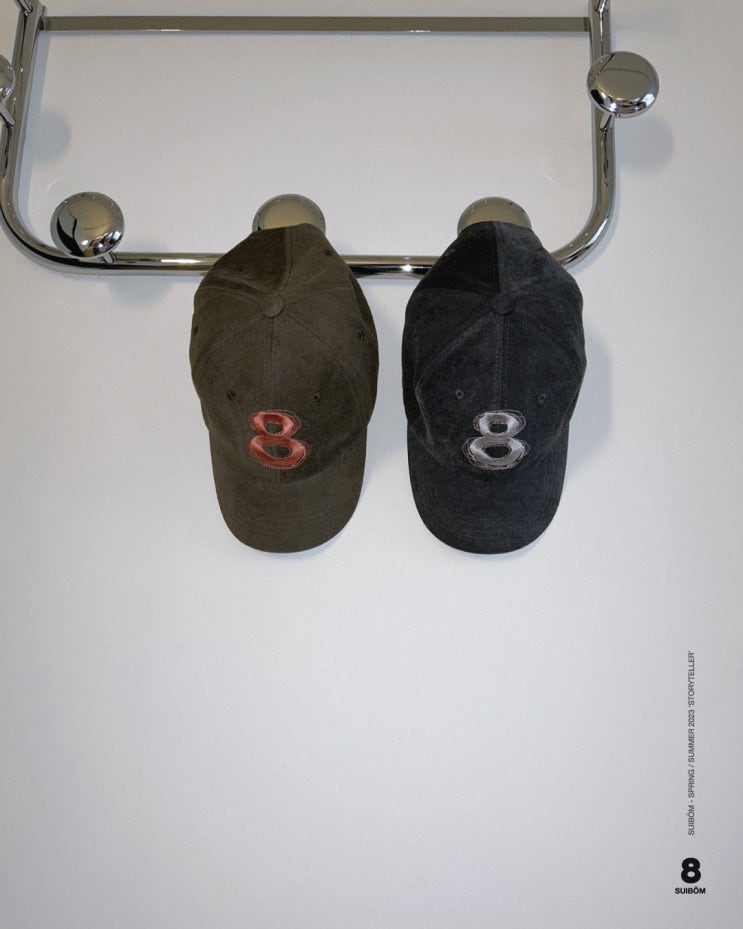  수이봄[SUIBOM] 23 Story Teller 8로고 볼캡 (8Logo Ballcap)소개