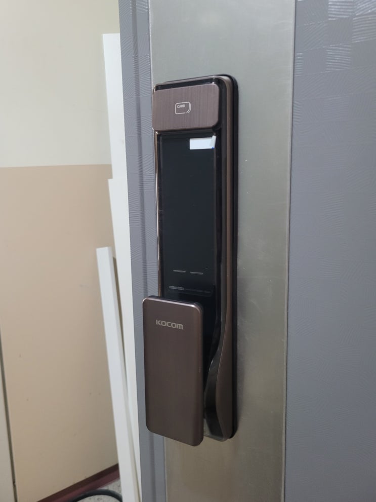  관악구 봉천동 관악우성아파트 코콤 도어락 KDL-S9000 교체 설치