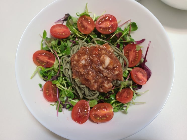  제7회 베지페스타에서 사 온 재료로 맛있는 한 끼c