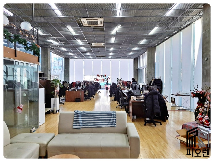  선정릉역 대로변 지상층고4.5m -  채광좋음, 외부테라스, 지하철출구1분, 옥상정원사용가능.