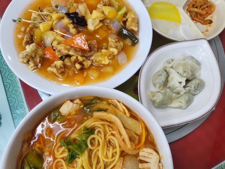  구서동 맛집 중국집에서 탕수육짬뽕세트를 먹고난 후기