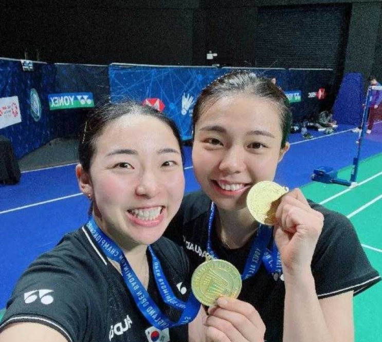 전영오픈 여자복식 <b>김소영</b>/<b>공희용</b> 우승 (이소희/<b>백하나</b> 준우승)