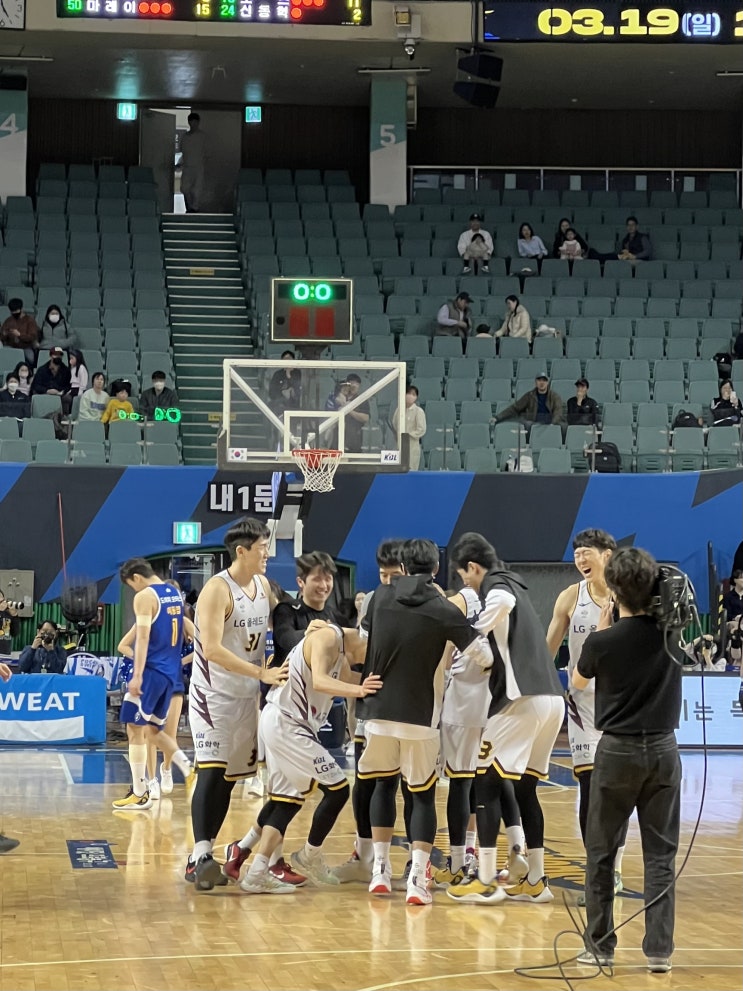  잠실실내체육관 농구장 1층 s7구역 시야 농구 직관 후기