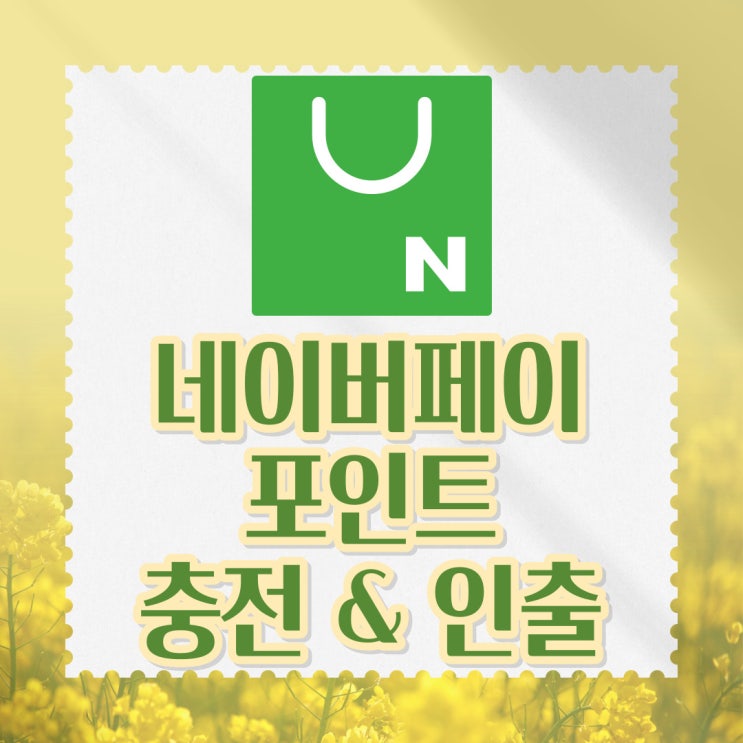 네이버페이 포인트 머니 충전하고 인출하는 쉬운 방법 네이버페이 포인트 머니 충전하고 인출하는 쉬운 방법