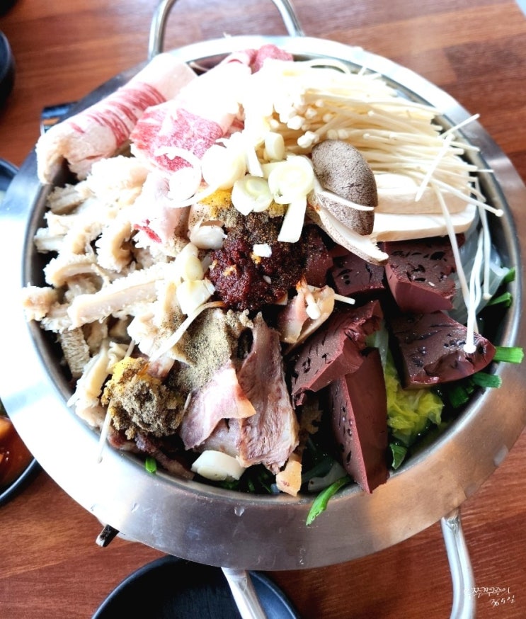  서산해장국 맛집 제주세호해장국 푸짐한 양의 섞어전골