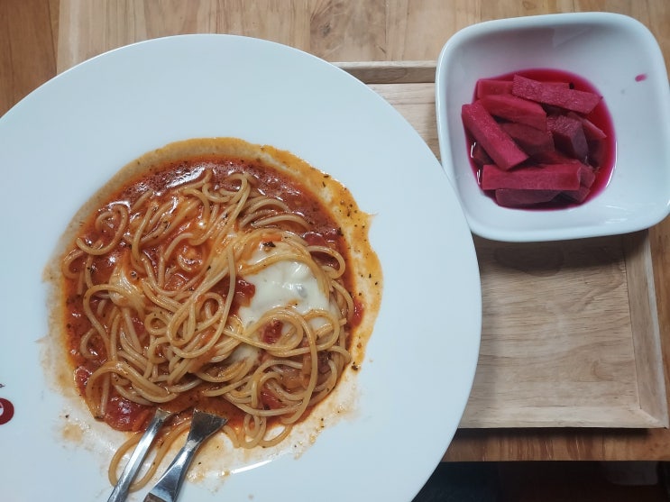  건강한 야식, 토마토 파스타  만들기