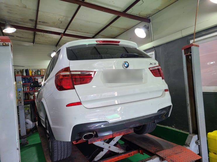  익산카센터 BMW WX3 후라이닝 드럼교환