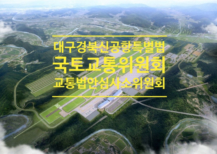  대구경북신공항 특별법 국토교통위원회 교통법안심사소위원회 통과