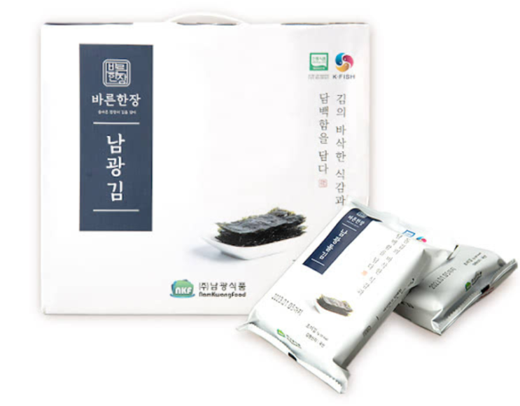  맛있는 김이 필요할 때~ 부산 특산물 낙동김^^낙동강에서 생산된 남광식품 김~