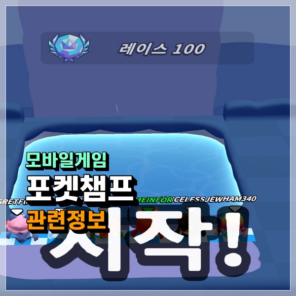  무과금 모바일게임 추천 포켓챔프 레이스 100 다이아 티어 달성 공략!