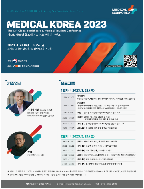 메디컬 코리아(Medical Korea) 2023 개막