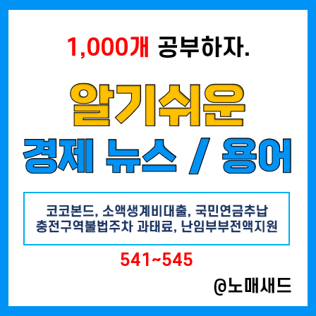 경제 뉴스 용어 :: 코코본드, 소액생계비대출, 국민연금 추납, 충전구역불법주차, 난임부부 전액지원 경제 뉴스 용어 :: 코코본드, 소액생계비대출, 국민연금 추납, 충전구역불법주차, 난임부부 전액지원