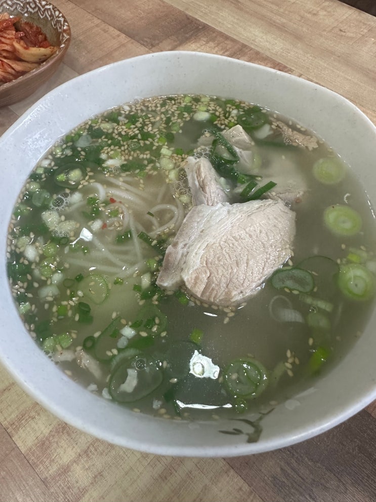  제주도 올래국수 고기국수 단일메뉴의 자부심!