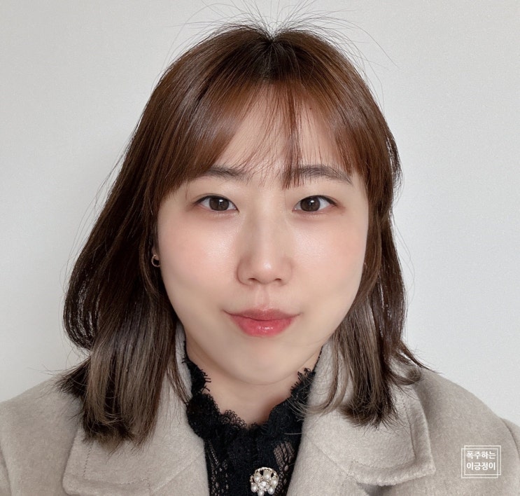  중단발 레이어드컷 봄염색 차홍룸 마곡점 강민주 디자이너 후기