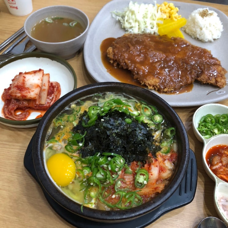  송도 콩나물국밥 돈까스 맛집 24시전주명가 맛있어요