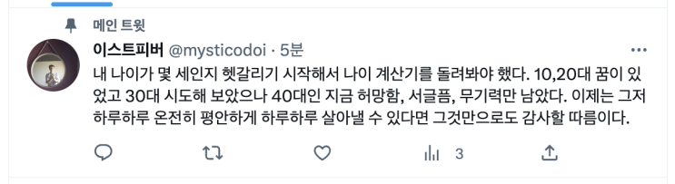  내 나이가 헷갈려서 나이 계산기를 돌려 보았다.