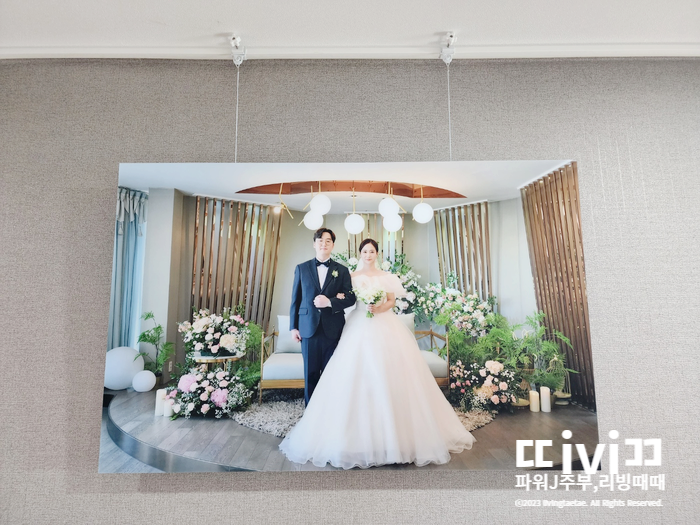  1+1 초슬림 디아섹 액자 샤이엔에서 본식액자 내돈내산후기