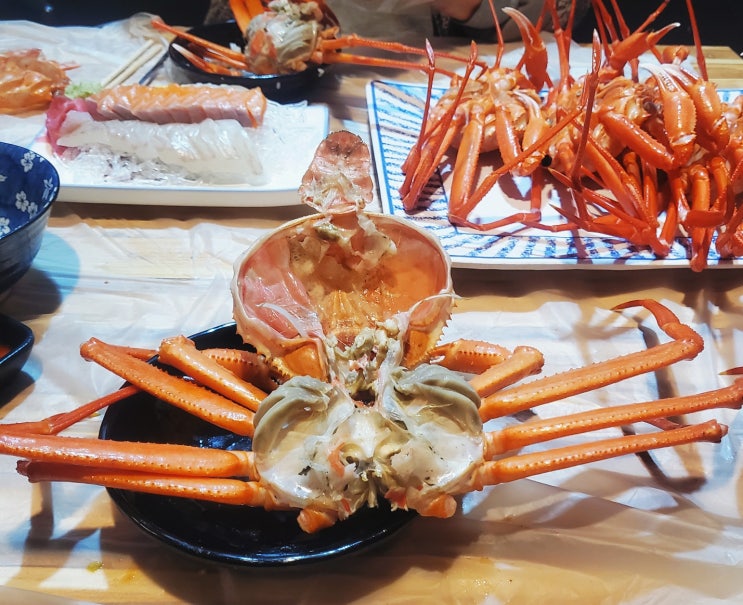 서울근교, 경기도광주 홍게+광어+연어 무한리필,해산물맛집 " 썬크랩 " 서울근교, 경기도광주 홍게+광어+연어 무한리필,해산물맛집 " 썬크랩 "