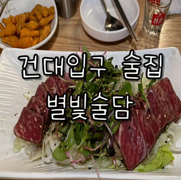  건대입구 단체모임 하기 좋은 별빛술담 분위기 좋은 대형술집