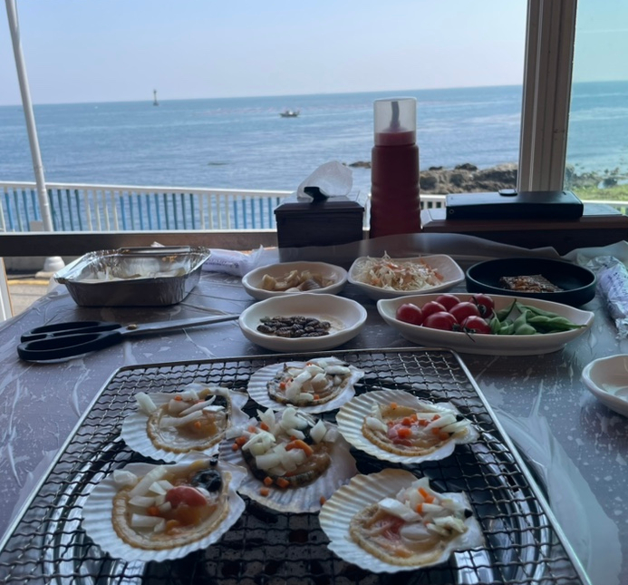  청사포조개구이, 부산 해운대 블루라인파크맛집 도희네 조개구이