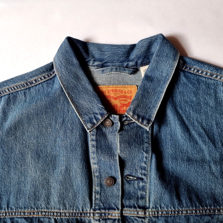  리바이스 데님 자켓 리뷰 LEVIS 오버핏 데님 트러커 추천, 사이즈, 코디