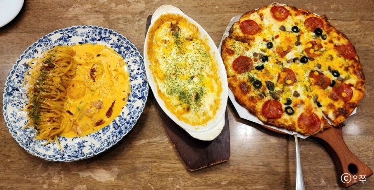  [수원 성균관대역 맛집] 아늑 / 스파이시 까르보나라, 매콤 갈비 리조또, 슈퍼 디럭스 피자 추천