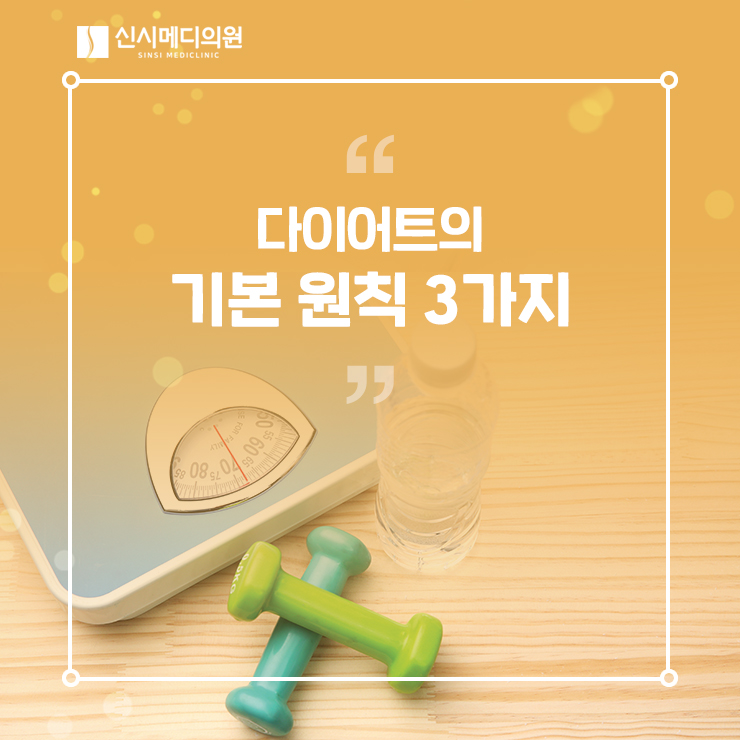  다이어트의 기본 원칙 3가지와 최고의 다이어트 방법은?