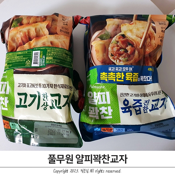 풀무원 신제품만두 얄피꽉찬 육즙진한교자&고기한상교자 먹어봄! 풀무원 신제품만두 얄피꽉찬 육즙진한교자&고기한상교자 먹어봄!