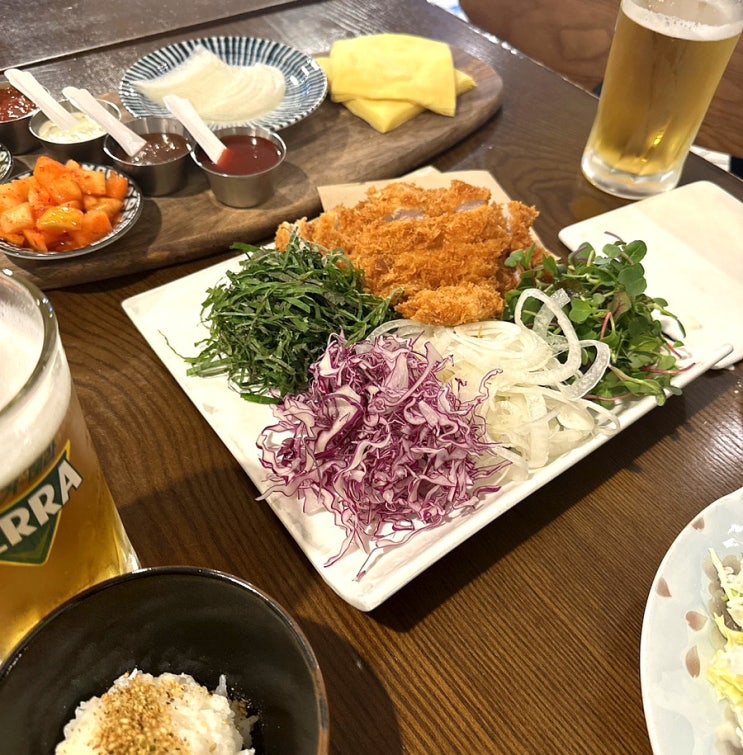  마싯내 밀전병 돈까스 쌈 리뷰