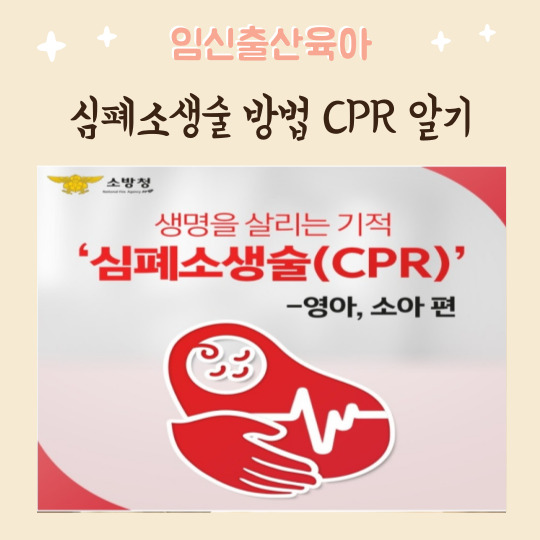  영아 유아 아동 심폐소생술 방법 CPR 알기 동영상