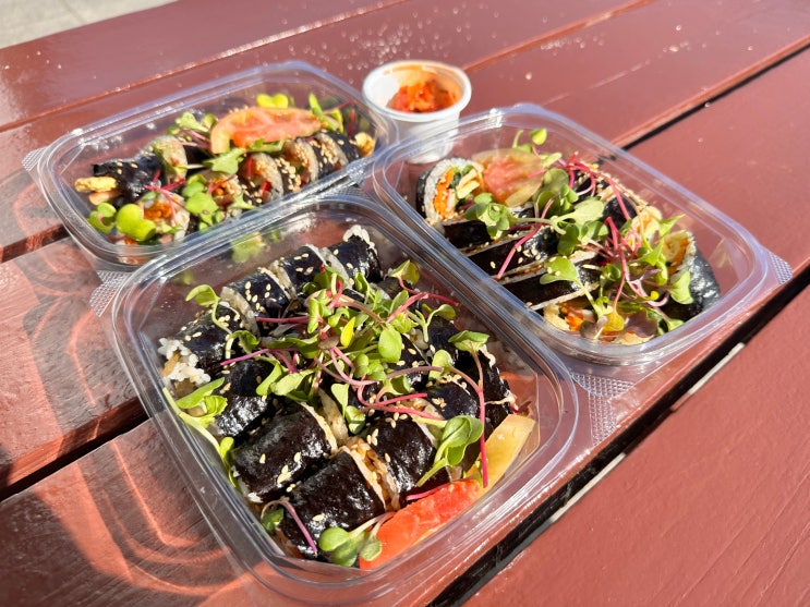  가벼운 한 끼와 혼밥 하기 좋은 전주 먹거리 찐찐김밥 앤 커피 앤 브레드