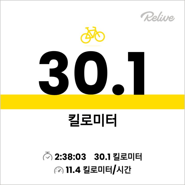  오랜만의 평일 라이딩 좋아요