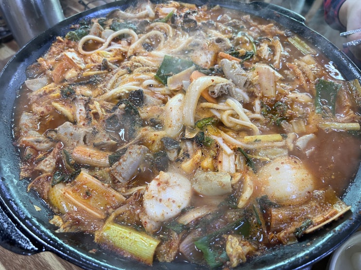 안선 맛집｜최애 곱창전골 맛집 약수터식당