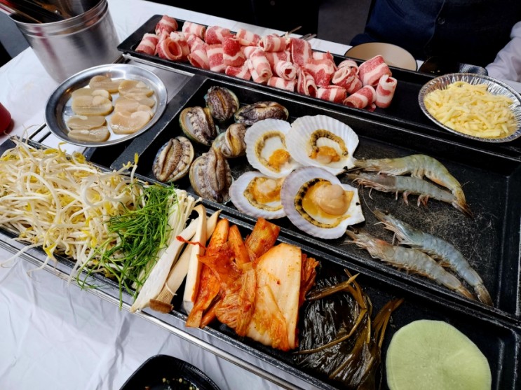 용인 맛집 구성 좋고 싱싱한 해물삼합, 김량장동 룸식당 해물상회 용인처인점