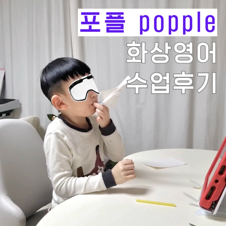  포플 popple 어린이 그룹화상영어 STEM, 기초회화 수업후기