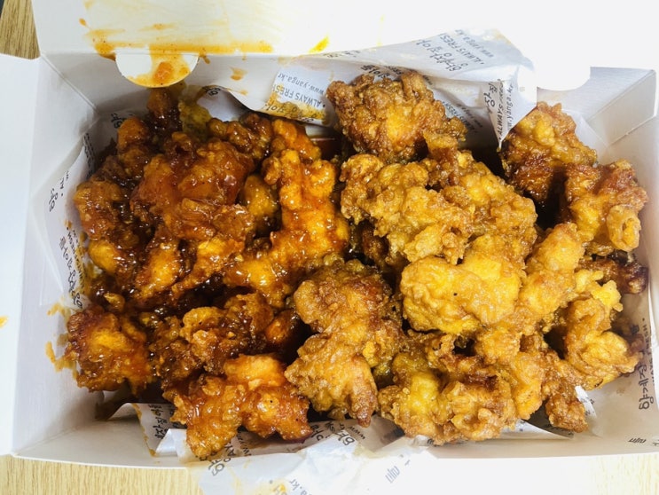  인천 원당동 맥주와 함께 겉바속촉 부드러운 순살치킨이 맛있는 양계장집아들 검단신도시점