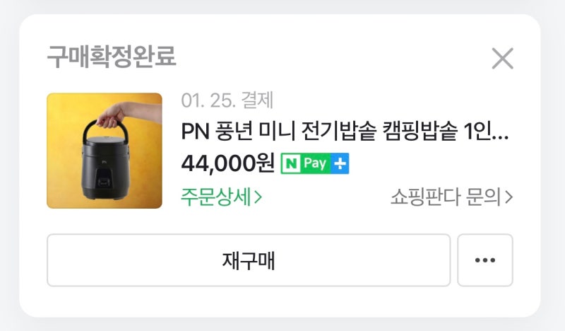 이국주 미니밥솥 내 돈 내산 장단점 총정리
