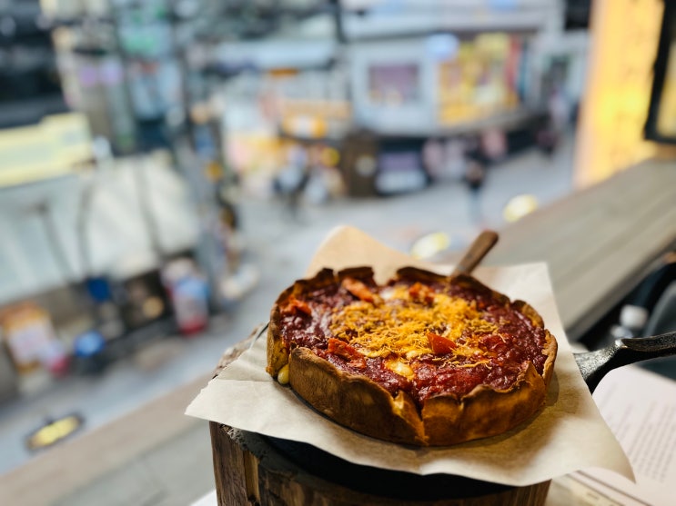  강남역 맛집 I 오리지널 시카고 피자 테라스 맛집인 건 몰랐을 걸?