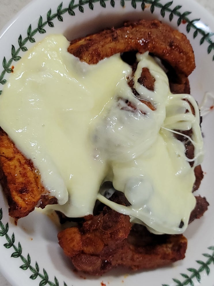  밤야식 지코바치킨 소스 맛 돼지 등갈비 에어프라이어 요리