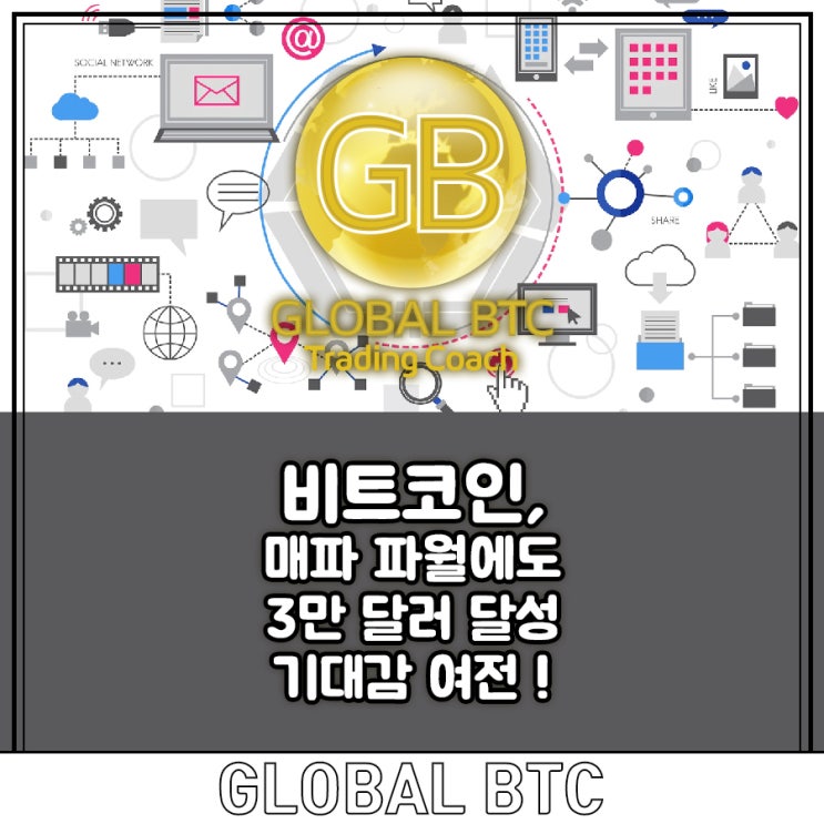  비트코인, 매파 파월에도 3만 달러 달성 기대감 여전!