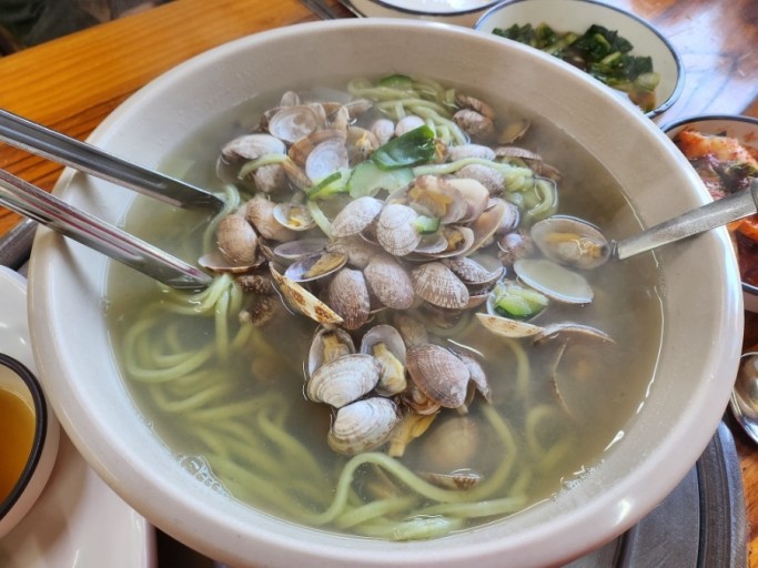  바지락 칼국수 맛있게 요리하기