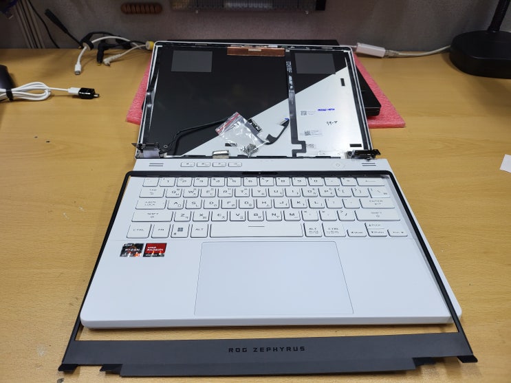  ASUS GA402R GA402RK-L8149W 액정교체