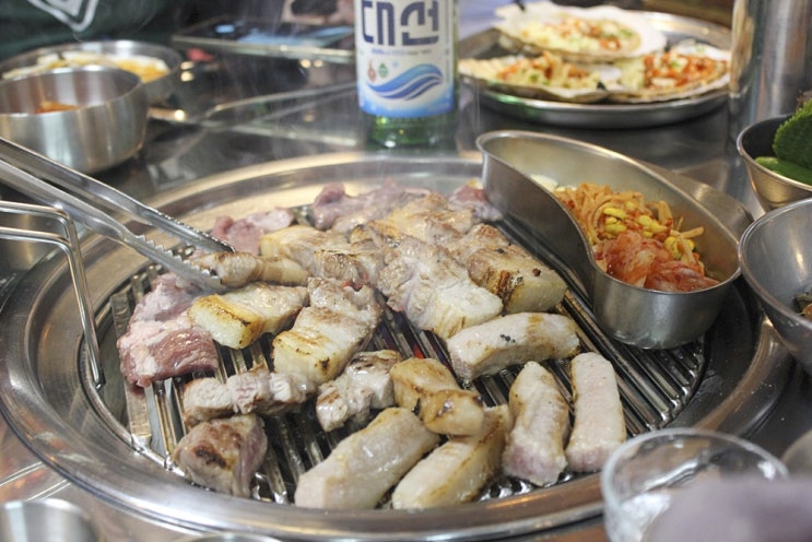  상록회관 연탄구이 상남점 창원상남동맛집 회식 고기집 추천