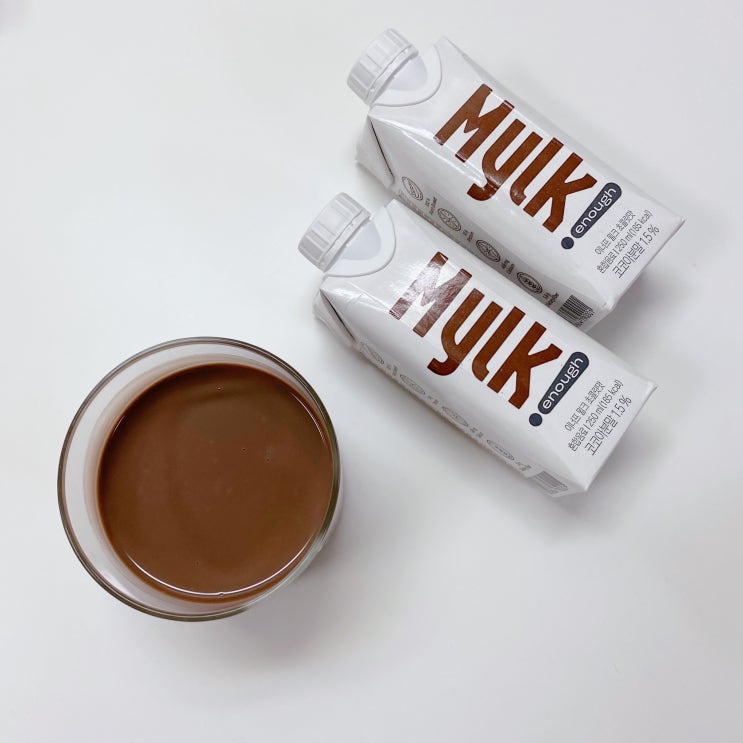 l 이너프 뮐크 초콜릿맛 l 아침대신 건강하고 간단한 단백질음료