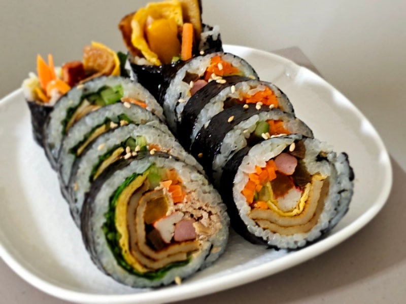 일주일동안 김밥먹기
