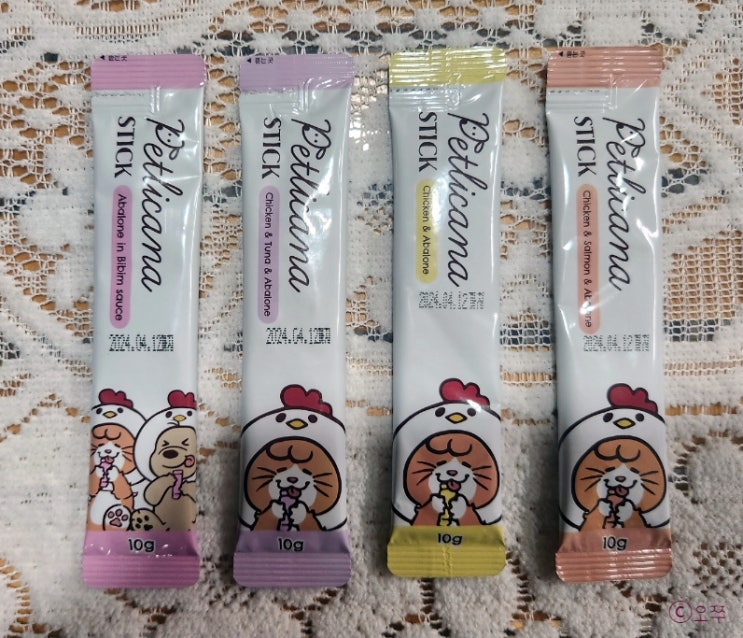  [내돈내산] 고양이 간식 추천, 펫리카나 츄르 4종 간단 리뷰