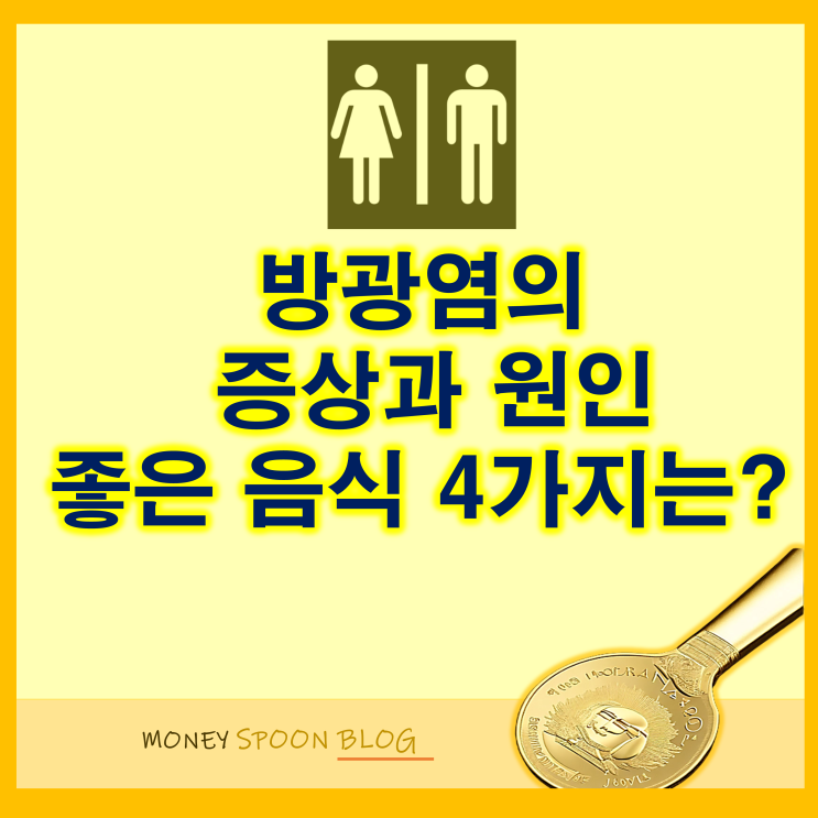  방광염 증상과 원인은 무엇이며 좋은 음식 4가지를 소개합니다