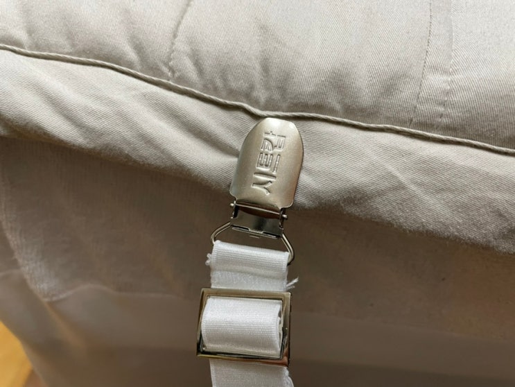 침대패드 고정밴드 간편하게 침구정리하는 방