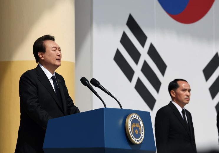 尹<b>대통령</b>, <b>서해수호의</b> 날에 "국민 자유 지킨 영웅들...北도발... 