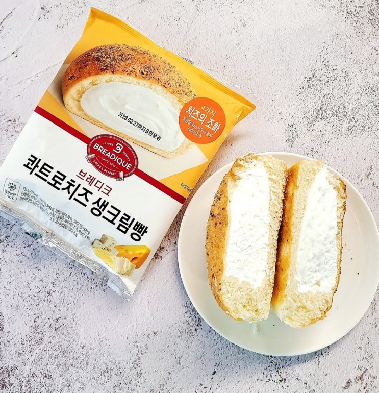 브레디크 콰트로치즈 생크림빵 gs25 신상 리뷰 편의점빵 추천! 브레디크 콰트로치즈 생크림빵 gs25 신상 리뷰 편의점빵 추천!